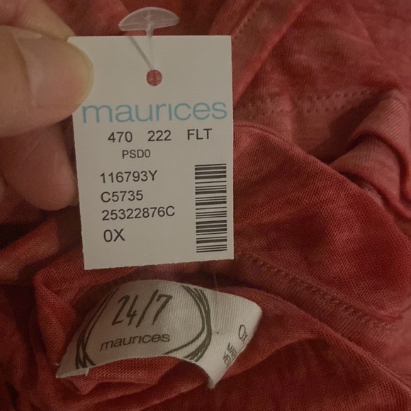 Plus Sz 0x Maurices Solid Knotted Back Tank - Picture 10 of 10